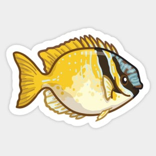 Scribbled Rabbitfish Sticker